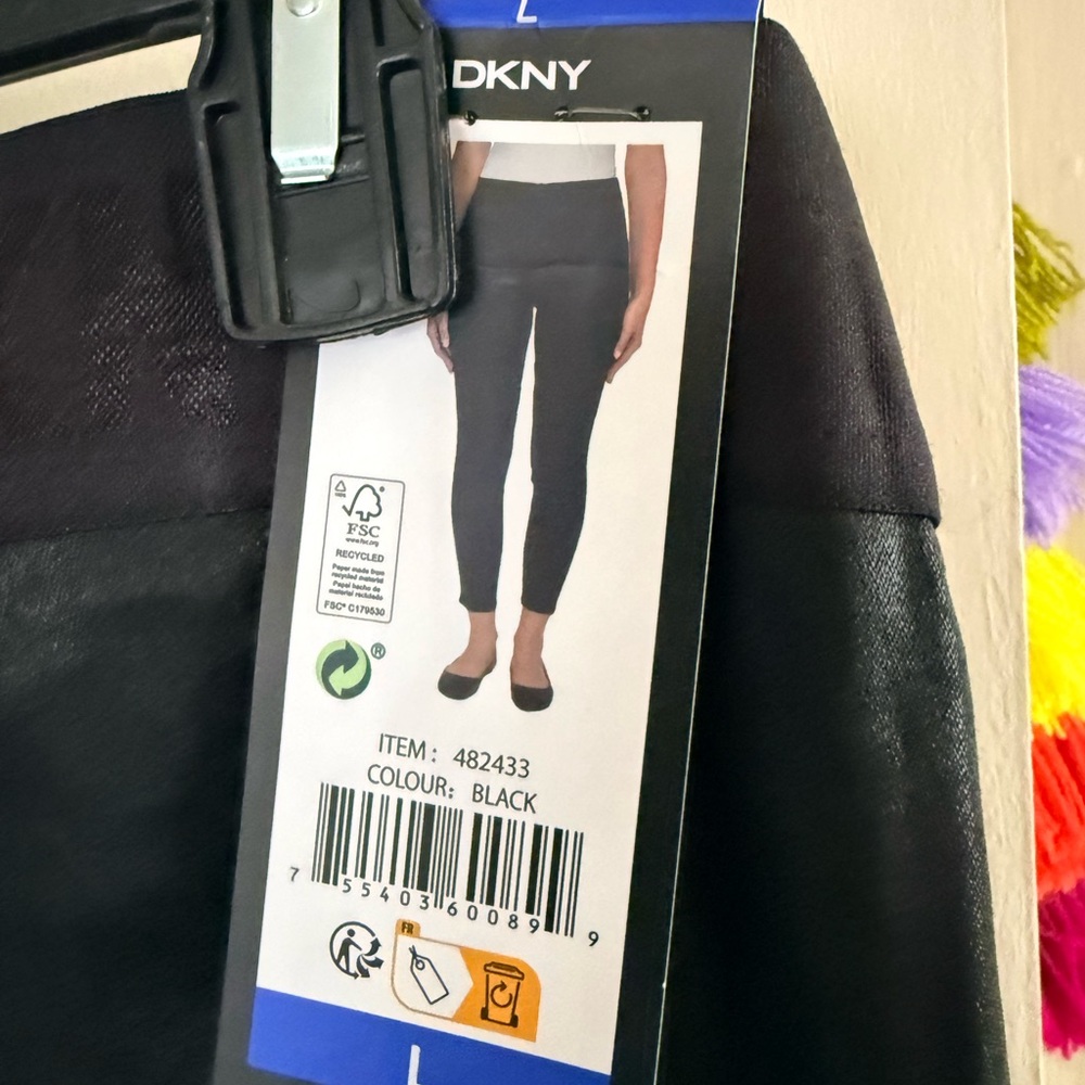 DKNY Sleek Black Trousers